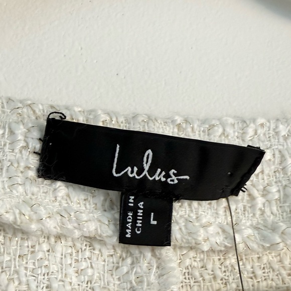 Lulu's White Button-Up Mini Dress - Picture 8 of 8